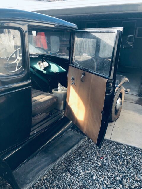 1930 Black Ford Model A Coupe