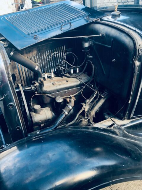 1930 Black Ford Model A Coupe