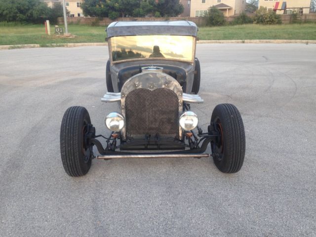 1931 Bare Metal Ford Model A Coupe