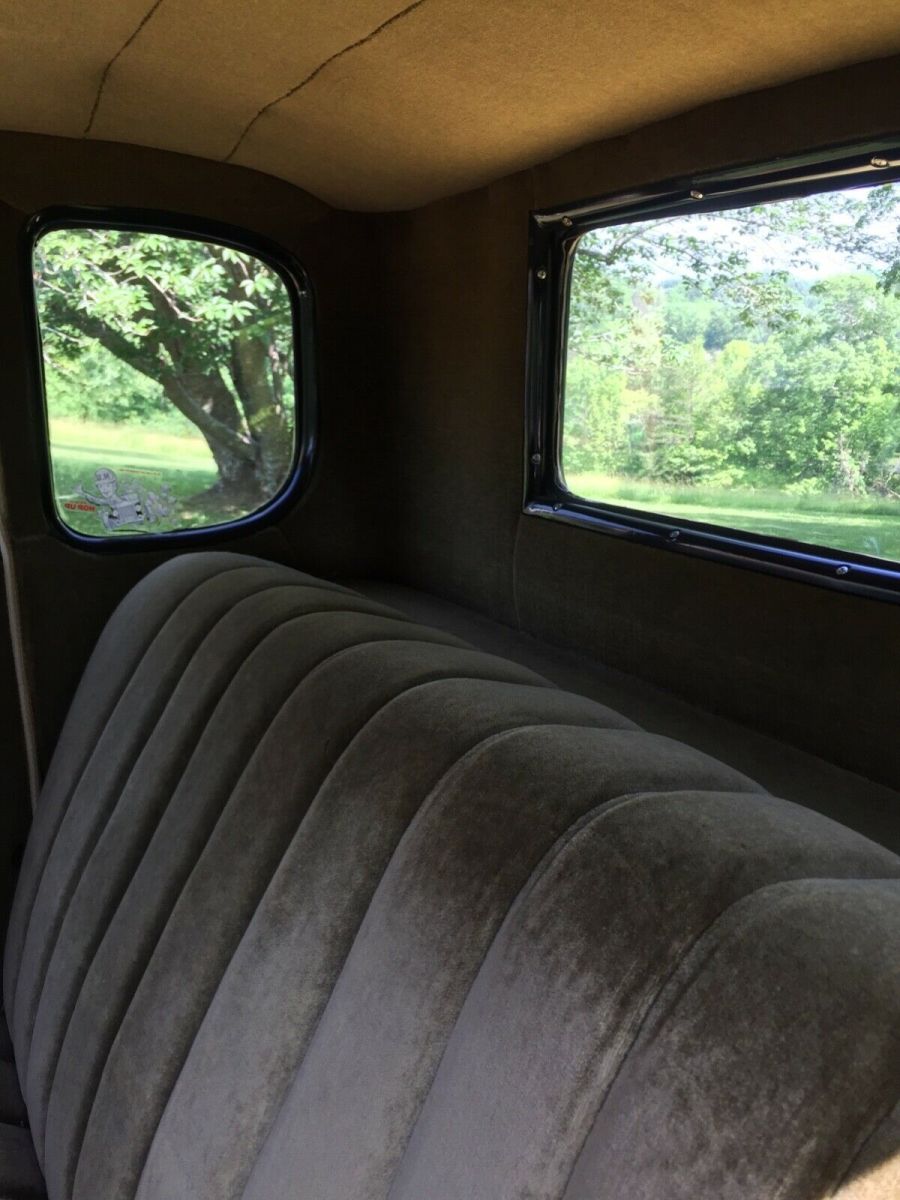 1930 Yellow Ford Model A Coupe