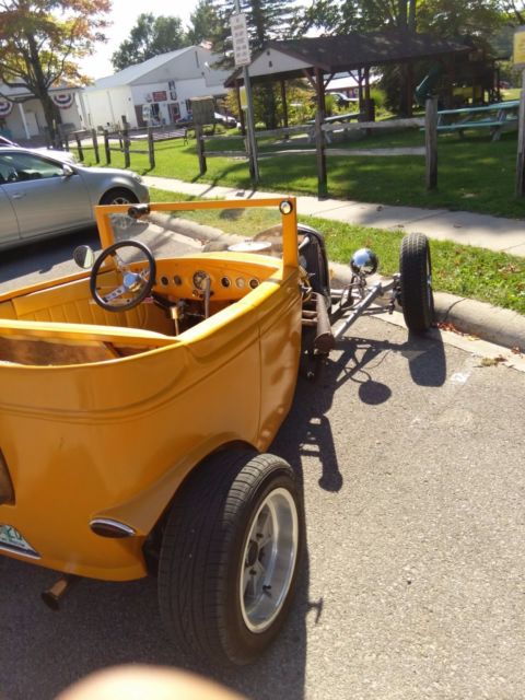 1930 Yellow Ford Model A Tudor