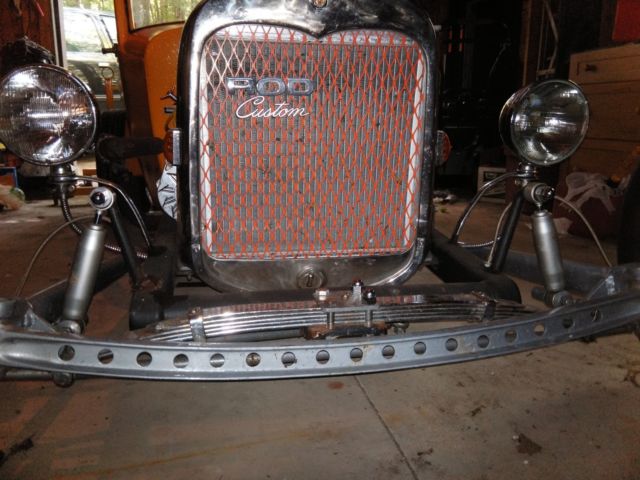 1930 Yellow Ford Model A Tudor
