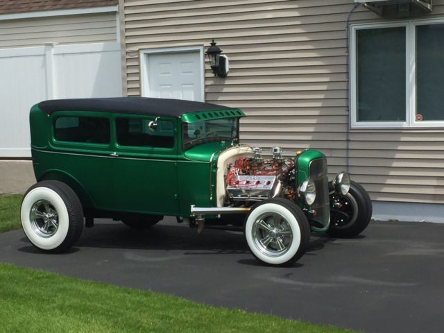 1930 Flatz Green Ford Model A Sedan