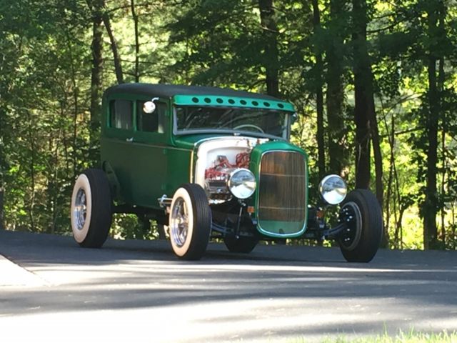 1930 Flatz Green Ford Model A Sedan