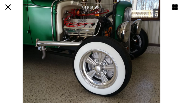1930 Flatz Green Ford Model A Sedan