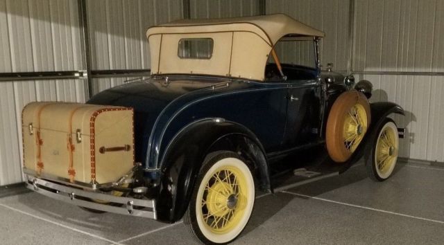 1931 Blue Ford Model A Roadster