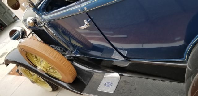 1931 Blue Ford Model A Roadster