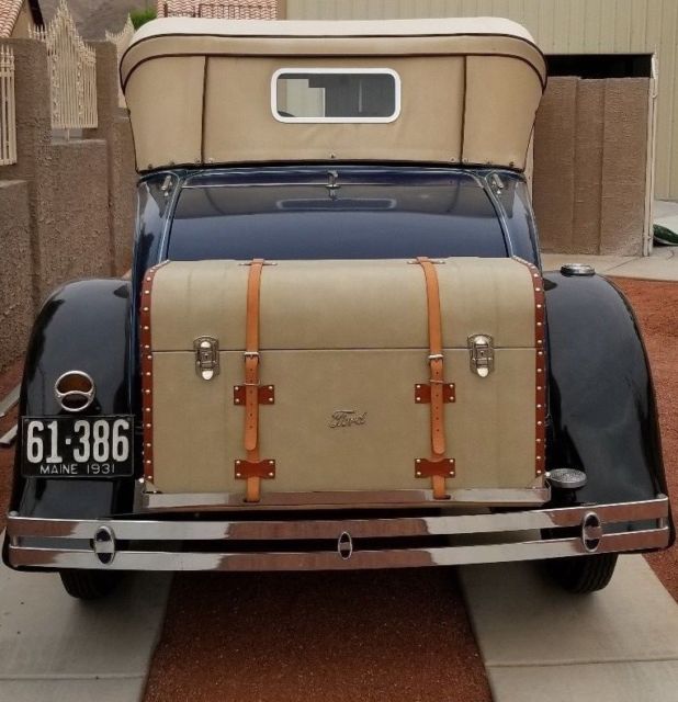 1931 Blue Ford Model A Roadster