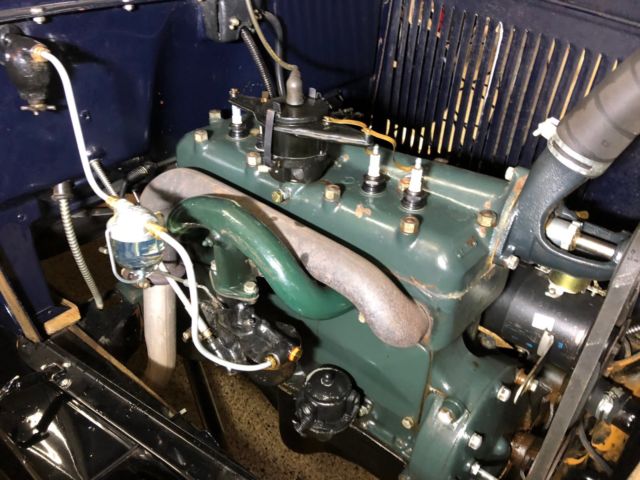 1929 Burgundy Ford Pheaton Convertible