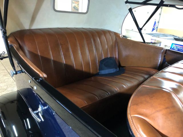 1929 Burgundy Ford Pheaton Convertible