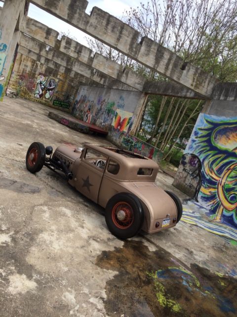 1929 Brown Ford Model A Coupe