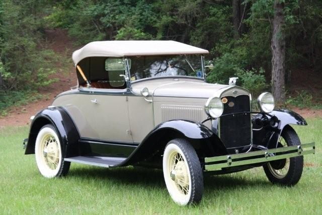 1931 Brown Ford Model A Convertible