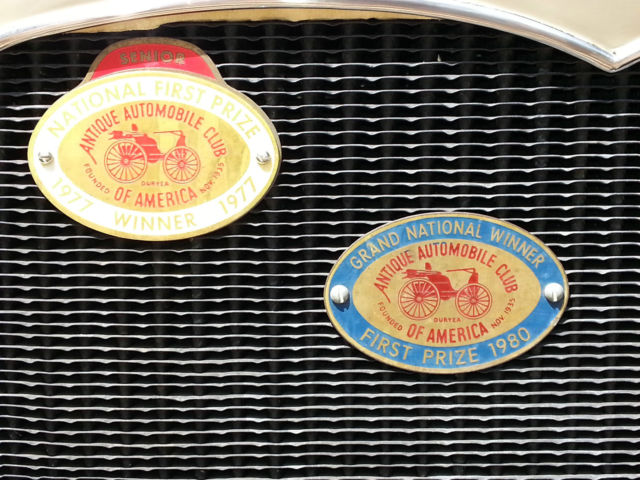 1931 Brown Ford Model A Convertible