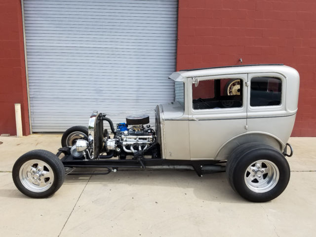 1931 Silver Ford Model A Sedan