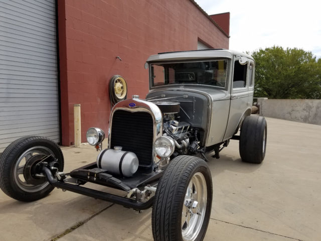 1931 Silver Ford Model A Sedan