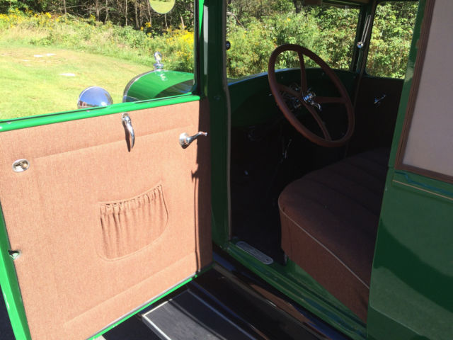 1928 Green Ford Model A Coupe