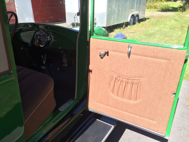 1928 Green Ford Model A Coupe