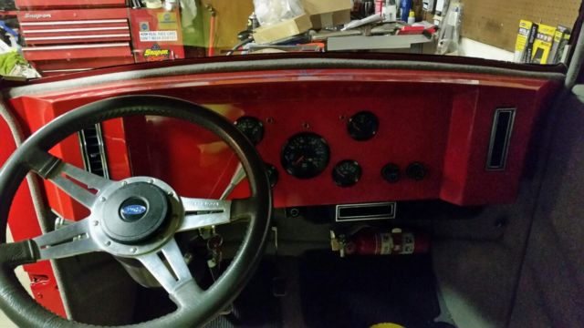1928 Red Ford Model A Sedan