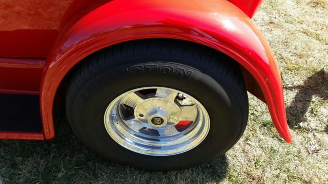 1928 Red Ford Model A Sedan