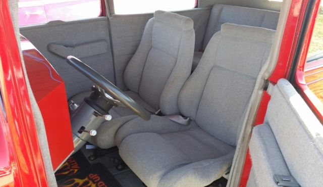 1928 Red Ford Model A Sedan