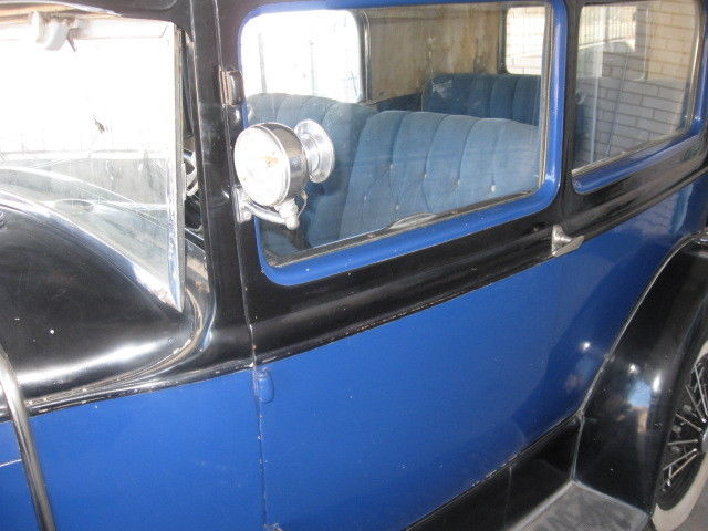 1930 Black &amp- Blue Ford Model A Tudor