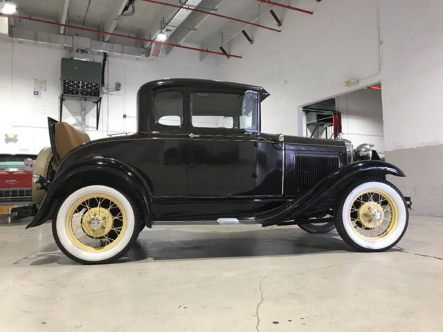 1930 Brown Ford Model A with Rumble Seat --