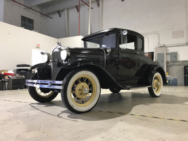 1930 Brown Ford Model A with Rumble Seat --