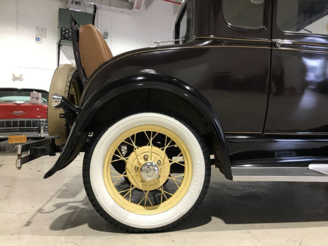 1930 Brown Ford Model A with Rumble Seat --