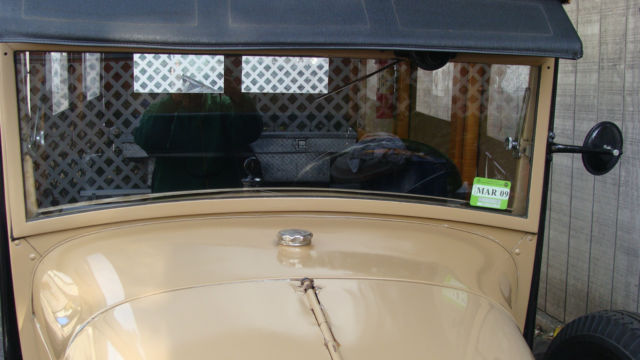 1929 Beige Ford Model A Wood wagon