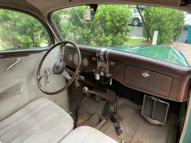 1936 Green Ford 68 Coupe