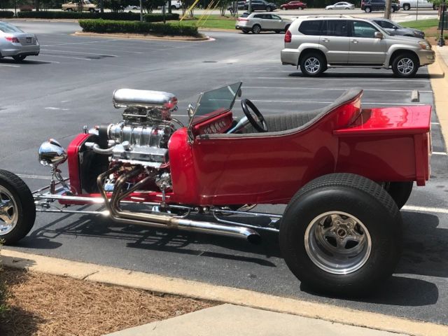 1923 Red Ford Model T Convertible