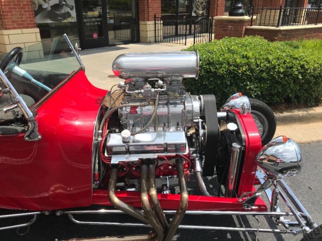 1923 Red Ford Model T Convertible
