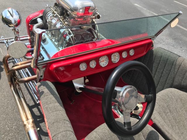 1923 Red Ford Model T Convertible