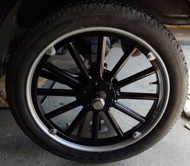 1922 Black Ford Model T Coupe