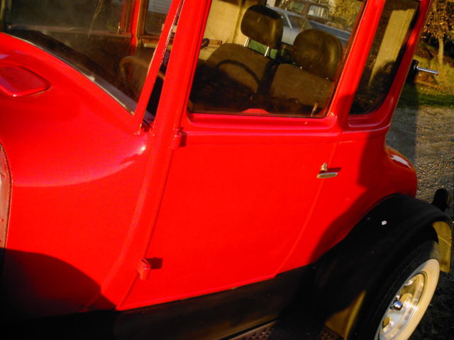 1927 Red Ford Model T 2 door coupe