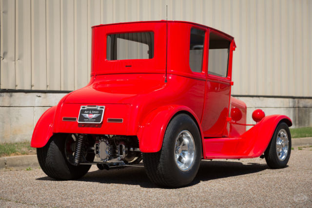 1927 Red Ford Model T Coupe