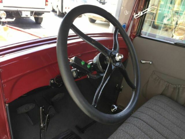 1926 Burgundy Ford Model T Coupe