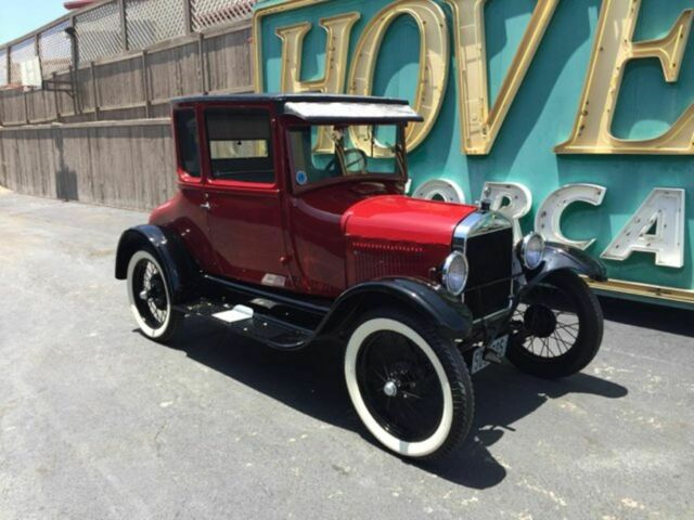 1926 Burgundy Ford Model T Coupe