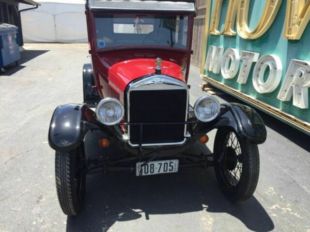 1926 Burgundy Ford Model T Coupe
