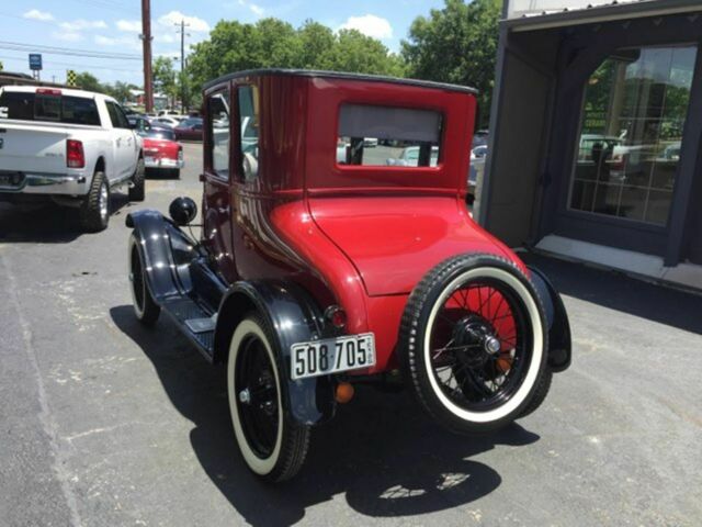 1926 Burgundy Ford Model T Coupe