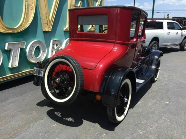 1926 Burgundy Ford Model T Coupe