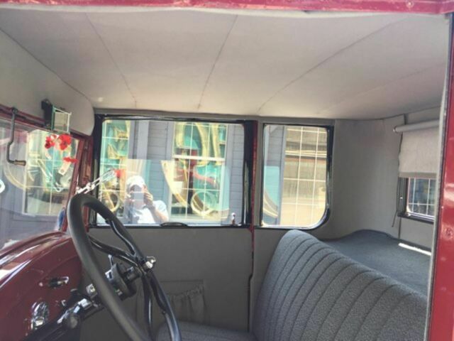 1926 Burgundy Ford Model T Coupe