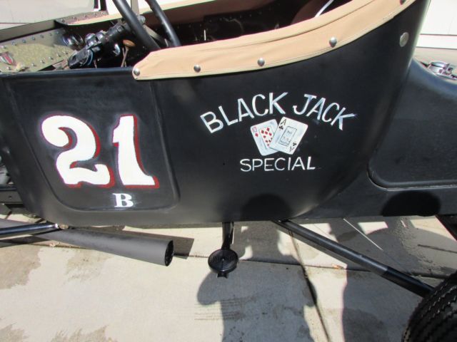 1921 Black Ford Model T Convertible