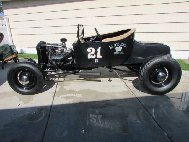 1921 Black Ford Model T Convertible