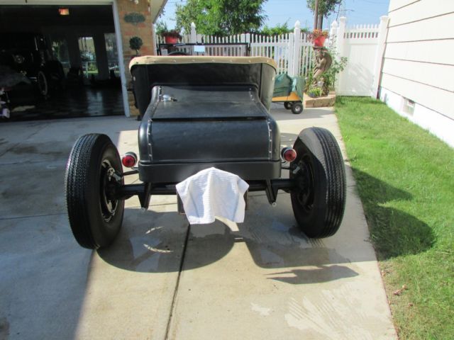 1921 Black Ford Model T Convertible