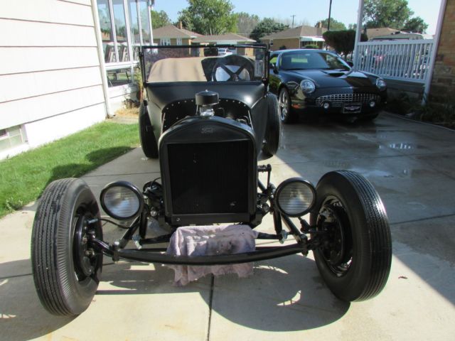 1921 Black Ford Model T Convertible