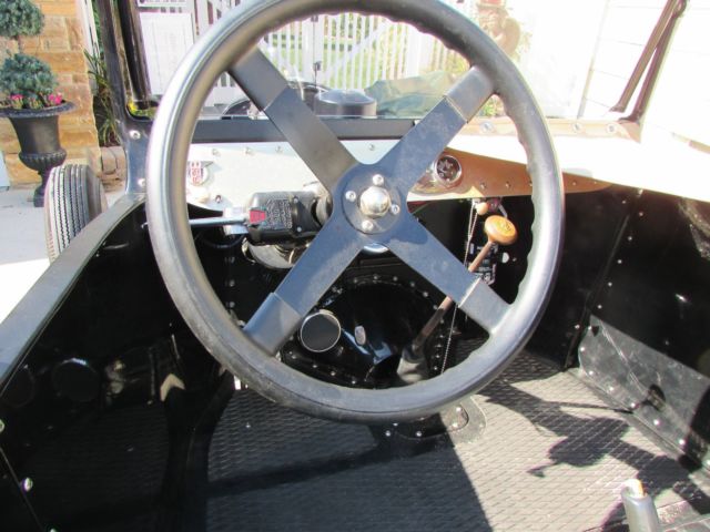 1921 Black Ford Model T Convertible