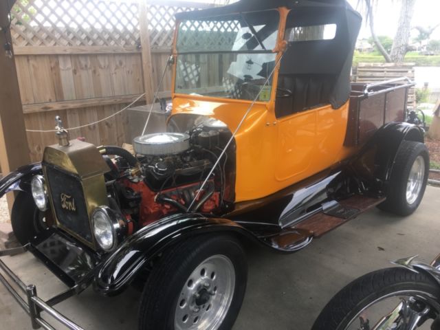 1920 Yellow Ford Model T