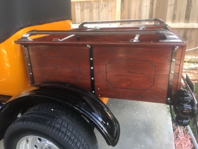 1920 Yellow Ford Model T