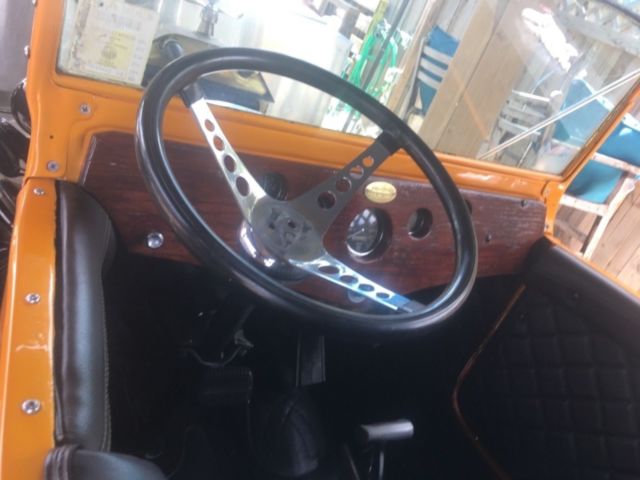 1920 Yellow Ford Model T